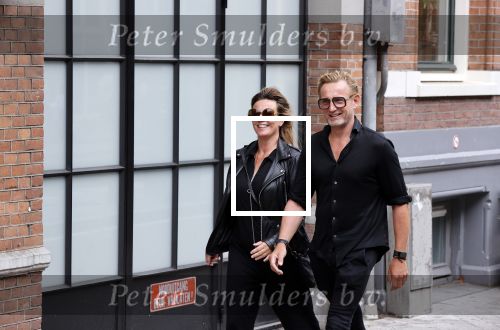 Amsterdam 26 augustus 2021
Prins Bernhard en Prinses Annette  op straat in het centrum van Amsterdam.