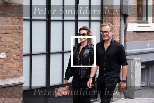 Amsterdam 26 augustus 2021
Prins Bernhard en Prinses Annette  op straat in het centrum van Amsterdam.