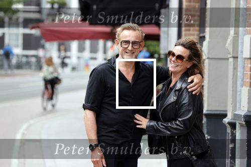 Amsterdam 26 augustus 2021
Prins Bernhard en Prinses Annette  op straat in het centrum van Amsterdam.