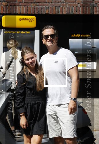 Amsterdam 15 augustus 2021 
Quincy Schellevis met zijn dochter Bobby en hun Biro