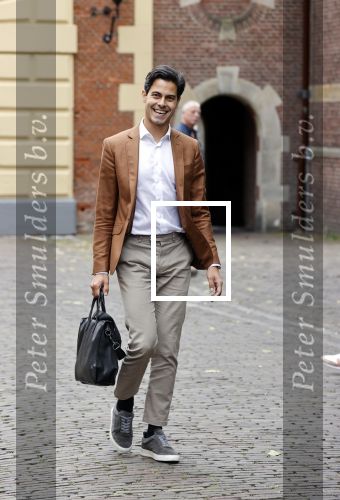 Den Haag 31 augustus 2021
Mark Rutte , Wopke Hoekstra Lillianne Ploumen Jesse Klaver Sigrid Kaag Gert Jan Segers en Rob Jetten op gesprek bij Mariette Hamer ivm vormen van nieuwe regering op het binnenhof.
