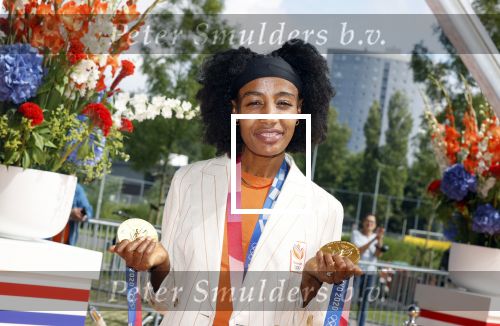 Den Haag 10 augustus 2021
De olympische sporters die een medaille hebben gewonnen op de olympische spelen van Tokyo worden geeerd door oa Mark Rutte en Minister Stef Blok. De huldiging vint plaats in het sportcentrum in het zuiderpark.
Aanwezig oa  Sifan Hassan Harrie Lavreysen  Kiran Badloe Annemiek v d Vleuten Niek Kimmann Shanne Braspennincx Abdi Nageeye Jeffrey Hoogland Gabriella Schloesser Steve Wijler Arno Kamminga Sharon v Rouwendaal Tom Dumoulin Anouk Vetter Femke Bol Nouchka Fontijn Merel Smulders Sanne v Dijke Maikel v d Vleuten Kirsten Wild Annemiek Bekkering Annette Duetz Emma Oosterwegel Marit Bouwmeester Anna v d Breggen Roy v d Berg , heren 4 roeien , dames 2 roeien, heren 4x 400m  en het nederlands dames hockeyteam .Ook chef de Mission Pieter v d Hoogenband is er natuurlijk bij .
