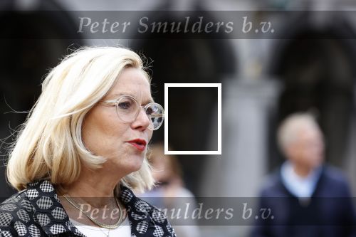 Den Haag 31 augustus 2021
Mark Rutte , Wopke Hoekstra Lillianne Ploumen Jesse Klaver Sigrid Kaag Gert Jan Segers en Rob Jetten op gesprek bij Mariette Hamer ivm vormen van nieuwe regering op het binnenhof.