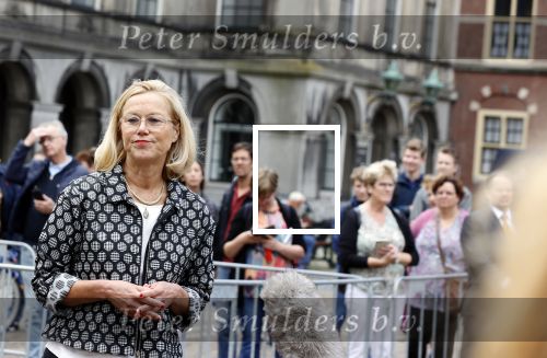 Den Haag 31 augustus 2021
Mark Rutte , Wopke Hoekstra Lillianne Ploumen Jesse Klaver Sigrid Kaag Gert Jan Segers en Rob Jetten op gesprek bij Mariette Hamer ivm vormen van nieuwe regering op het binnenhof.