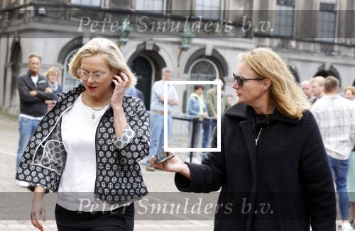 Den Haag 31 augustus 2021
Mark Rutte , Wopke Hoekstra Lillianne Ploumen Jesse Klaver Sigrid Kaag Gert Jan Segers en Rob Jetten op gesprek bij Mariette Hamer ivm vormen van nieuwe regering op het binnenhof.