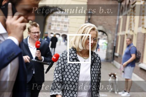 Den Haag 31 augustus 2021
Mark Rutte , Wopke Hoekstra Lillianne Ploumen Jesse Klaver Sigrid Kaag Gert Jan Segers en Rob Jetten op gesprek bij Mariette Hamer ivm vormen van nieuwe regering op het binnenhof.