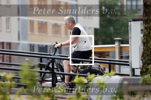 Amsterdam 13 augustus 2021
Thomas Acda op de fiets in Amsterdam