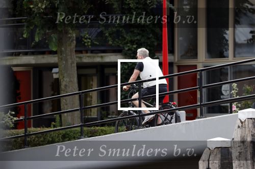 Amsterdam 13 augustus 2021
Thomas Acda op de fiets in Amsterdam