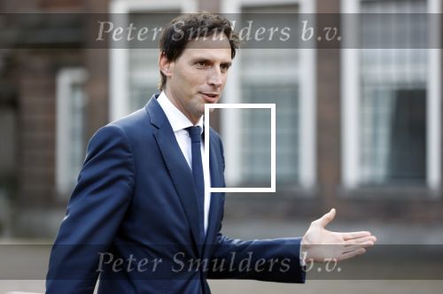 Den Haag 31 augustus 2021
Mark Rutte , Wopke Hoekstra Lillianne Ploumen Jesse Klaver Sigrid Kaag Gert Jan Segers en Rob Jetten op gesprek bij Mariette Hamer ivm vormen van nieuwe regering op het binnenhof.