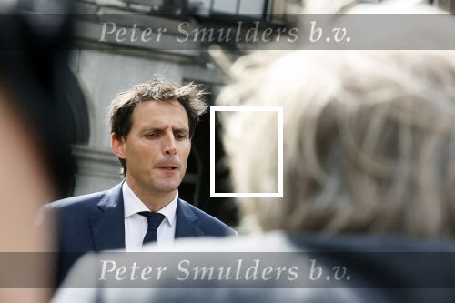 Den Haag 31 augustus 2021
Mark Rutte , Wopke Hoekstra Lillianne Ploumen Jesse Klaver Sigrid Kaag Gert Jan Segers en Rob Jetten op gesprek bij Mariette Hamer ivm vormen van nieuwe regering op het binnenhof.