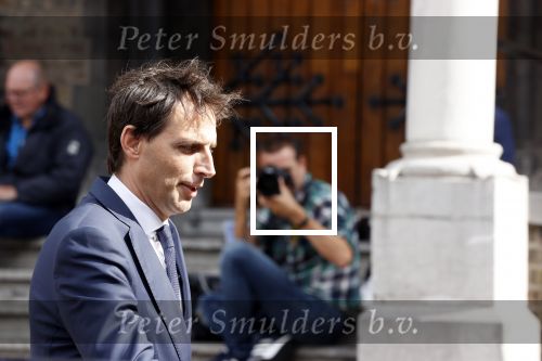 Den Haag 31 augustus 2021
Mark Rutte , Wopke Hoekstra Lillianne Ploumen Jesse Klaver Sigrid Kaag Gert Jan Segers en Rob Jetten op gesprek bij Mariette Hamer ivm vormen van nieuwe regering op het binnenhof.
