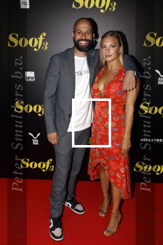 Amsterdam 5 september 2022
Premere Soof 3 in Tuschinski. Amber Delil met partner