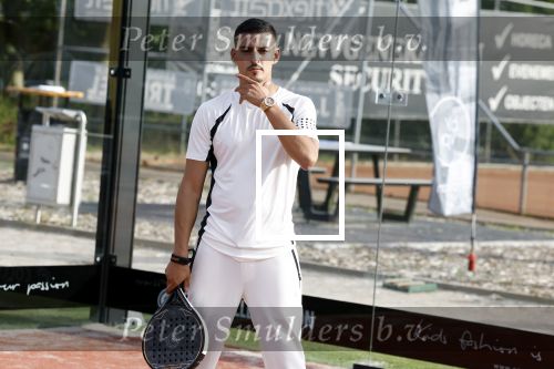 Capelle aan de IJssel 7 september 2022
Presentatie kleinglijn voor Padel van Robin van Persie en zijn vrouw Bouchra v Persie. Boef