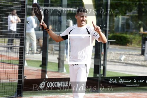 Capelle aan de IJssel 7 september 2022
Presentatie kleinglijn voor Padel van Robin van Persie en zijn vrouw Bouchra v Persie. Boef