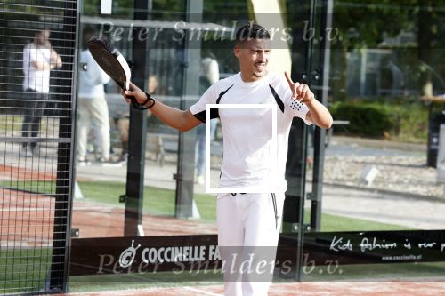 Capelle aan de IJssel 7 september 2022
Presentatie kleinglijn voor Padel van Robin van Persie en zijn vrouw Bouchra v Persie. Boef