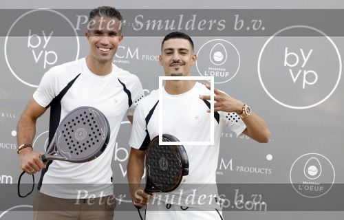Capelle aan de IJssel 7 september 2022
Presentatie kleinglijn voor Padel van Robin van Persie en zijn vrouw Bouchra v Persie. Boef