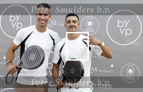 Capelle aan de IJssel 7 september 2022
Presentatie kleinglijn voor Padel van Robin van Persie en zijn vrouw Bouchra v Persie. Boef