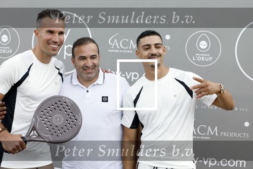Capelle aan de IJssel 7 september 2022
Presentatie kleinglijn voor Padel van Robin van Persie en zijn vrouw Bouchra v Persie. Boef