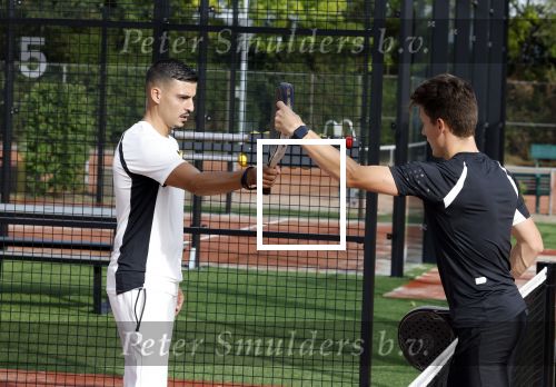 Capelle aan de IJssel 7 september 2022
Presentatie kleinglijn voor Padel van Robin van Persie en zijn vrouw Bouchra v Persie. Boef