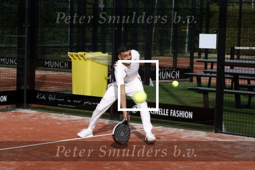 Capelle aan de IJssel 7 september 2022
Presentatie kleinglijn voor Padel van Robin van Persie en zijn vrouw Bouchra v Persie. Boef
