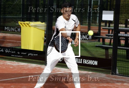Capelle aan de IJssel 7 september 2022
Presentatie kleinglijn voor Padel van Robin van Persie en zijn vrouw Bouchra v Persie. Boef