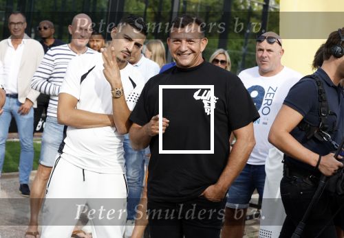 Capelle aan de IJssel 7 september 2022
Presentatie kleinglijn voor Padel van Robin van Persie en zijn vrouw Bouchra v Persie. Boef en Najib Amhali