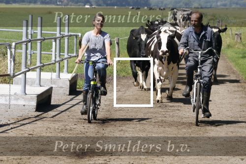 Ruinerwold 3 augustus 2022
Boer Evert met zijn nieuwe vriendin Maud bij zijn boerderij . Matthijs Albers was mee.