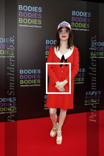 Amsterdam 24 augustus 2022
Premiere Bodies Bodies Bosies van Halina Reijn in Tuschinski . Carice v Houten