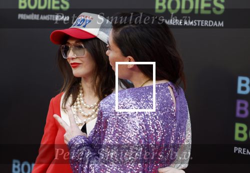 Amsterdam 24 augustus 2022
Oremiere Bodies Bodies Bosies van Halina Reijn in Tuschinski . `Halina en haar hartsvriendin Carice v Houten