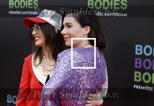Amsterdam 24 augustus 2022
Oremiere Bodies Bodies Bosies van Halina Reijn in Tuschinski . `Halina en haar hartsvriendin Carice v Houten