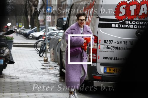 Amsterdam 31 maart 2022
Carice v Houten op straat in Amsterdam.