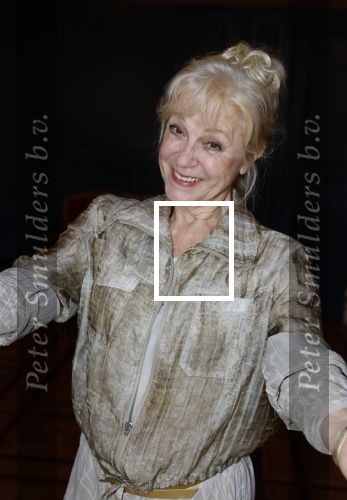 Den Haag 2 september 2022
Onthulling beeld Anneke Gronloh in de schouwburg van Den Haag . Conny Vink kwam met haar man