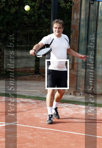 Capelle aan de IJssel 7 september 2022
Presentatie kleinglijn voor Padel van Robin van Persie en zijn vrouw Bouchra v Persie. Frank Lammers