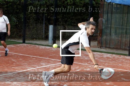 Capelle aan de IJssel 7 september 2022
Presentatie kleinglijn voor Padel van Robin van Persie en zijn vrouw Bouchra v Persie. Frank Lammers en John v Lottum
