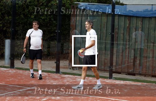 Capelle aan de IJssel 7 september 2022
Presentatie kleinglijn voor Padel van Robin van Persie en zijn vrouw Bouchra v Persie. Frank Lammers en John v Lottum