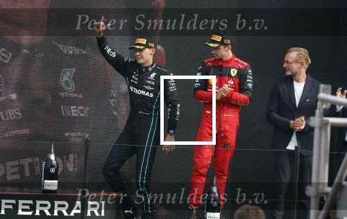 Zandvoort 4 september 2022
Nederlandse F1 Grand Prix op circuit Zandvoort.
Het podium met Max Verstappen 1e George Rusell 2e en Charles Leclerc 3e. Prins Bernhard reikt de prijzen uit.