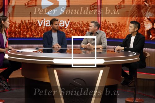 Hilversum 26 augustus 2022
Perspresentatie Viaplay met oa Amber Brantsen Christijan Albers Giedo v d Garde Sebastiaan Bleekemolen en Allard Kalff.