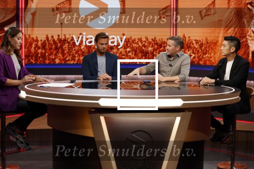 Hilversum 26 augustus 2022
Perspresentatie Viaplay met oa Amber Brantsen Christijan Albers Giedo v d Garde Sebastiaan Bleekemolen en Allard Kalff.