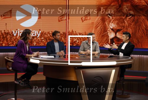 Hilversum 26 augustus 2022
Perspresentatie Viaplay met oa Amber Brantsen Christijan Albers Giedo v d Garde Sebastiaan Bleekemolen en Allard Kalff.