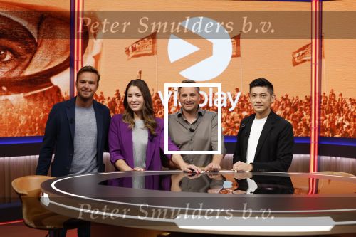 Hilversum 26 augustus 2022
Perspresentatie Viaplay met oa Amber Brantsen Christijan Albers Giedo v d Garde Sebastiaan Bleekemolen en Allard Kalff.