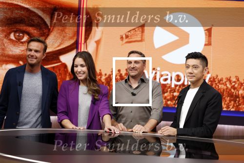 Hilversum 26 augustus 2022
Perspresentatie Viaplay met oa Amber Brantsen Christijan Albers Giedo v d Garde Sebastiaan Bleekemolen en Allard Kalff en Ho Pin Tung