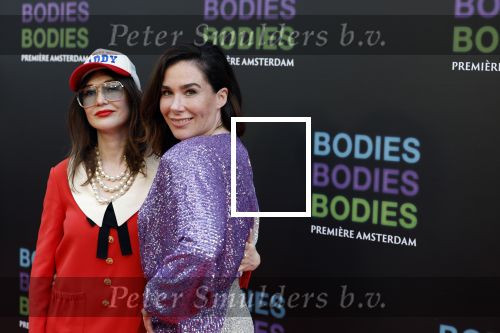Amsterdam 24 augustus 2022
Oremiere Bodies Bodies Bosies van Halina Reijn in Tuschinski . `Halina en haar hartsvriendin Carice v Houten