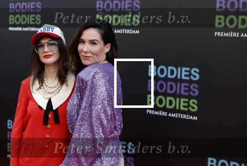 Amsterdam 24 augustus 2022
Oremiere Bodies Bodies Bosies van Halina Reijn in Tuschinski . `Halina en haar hartsvriendin Carice v Houten