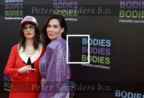 Amsterdam 24 augustus 2022
Oremiere Bodies Bodies Bosies van Halina Reijn in Tuschinski . `Halina en haar hartsvriendin Carice v Houten