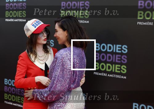Amsterdam 24 augustus 2022
Oremiere Bodies Bodies Bosies van Halina Reijn in Tuschinski . `Halina en haar hartsvriendin Carice v Houten