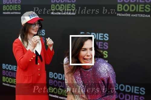 Amsterdam 24 augustus 2022
Oremiere Bodies Bodies Bosies van Halina Reijn in Tuschinski . `Halina en haar hartsvriendin Carice v Houten