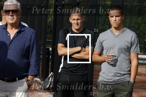 Capelle aan de IJssel 7 september 2022
Presentatie kleinglijn voor Padel van Robin van Persie en zijn vrouw Bouchra v Persie. Jens Toornstra en ibrahim Affelay