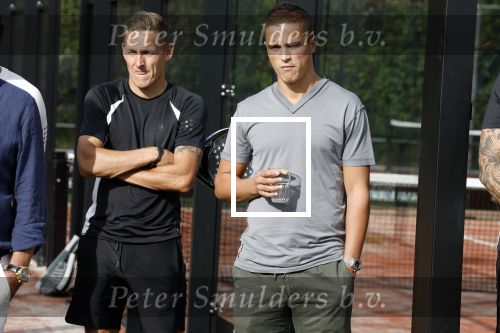 Capelle aan de IJssel 7 september 2022
Presentatie kleinglijn voor Padel van Robin van Persie en zijn vrouw Bouchra v Persie. Jens Toornstra en ibrahim Affelay