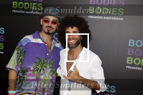 Amsterdam 24 augustus 2022
Premiere Bodies Bodies Bosies van Halina Reijn in Tuschinski . Jermaine Fleur en Kelvin Allison