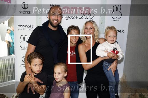 Amsterdam 14 september 2022
Uitreiking Fabulous mama awards bij George Marina .
Kimberley Klaver met man en kinderen